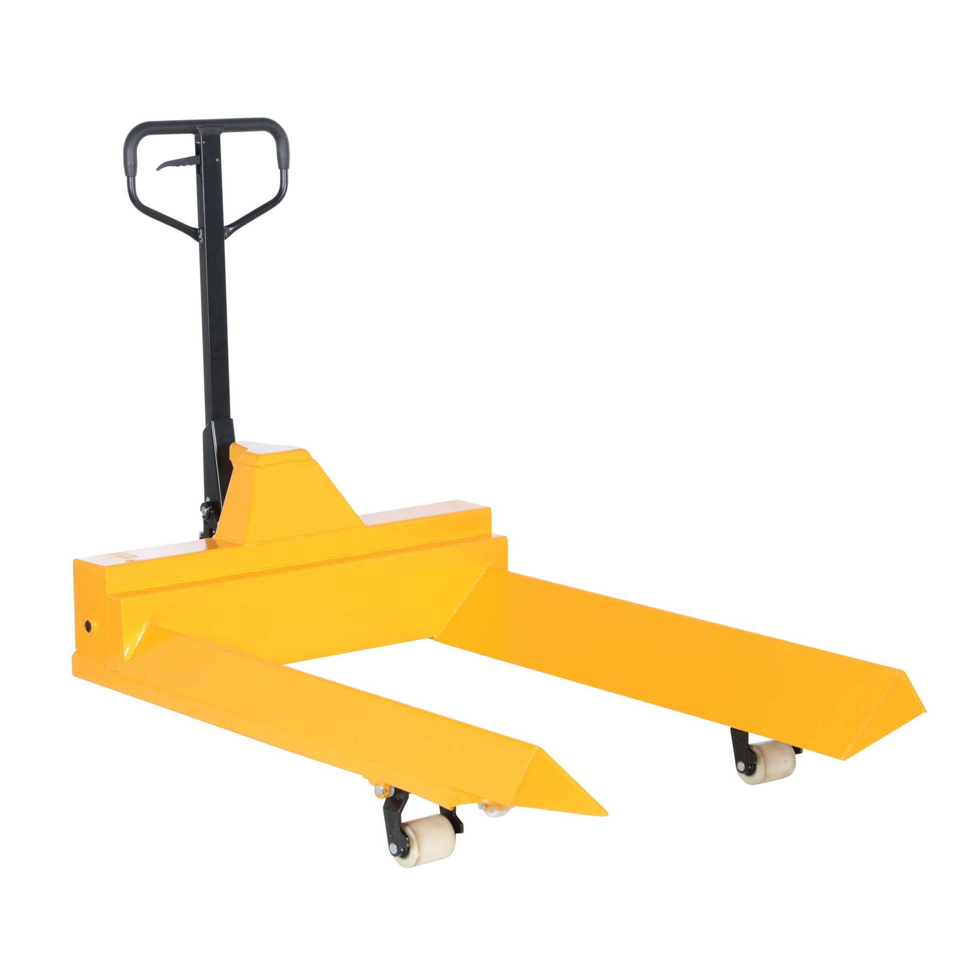 Vestil Steel Pallet Truck - V-Shaped Center, 4000-Lb. Capacity, 48in. Fork Length, Model# PM4-4048-RL